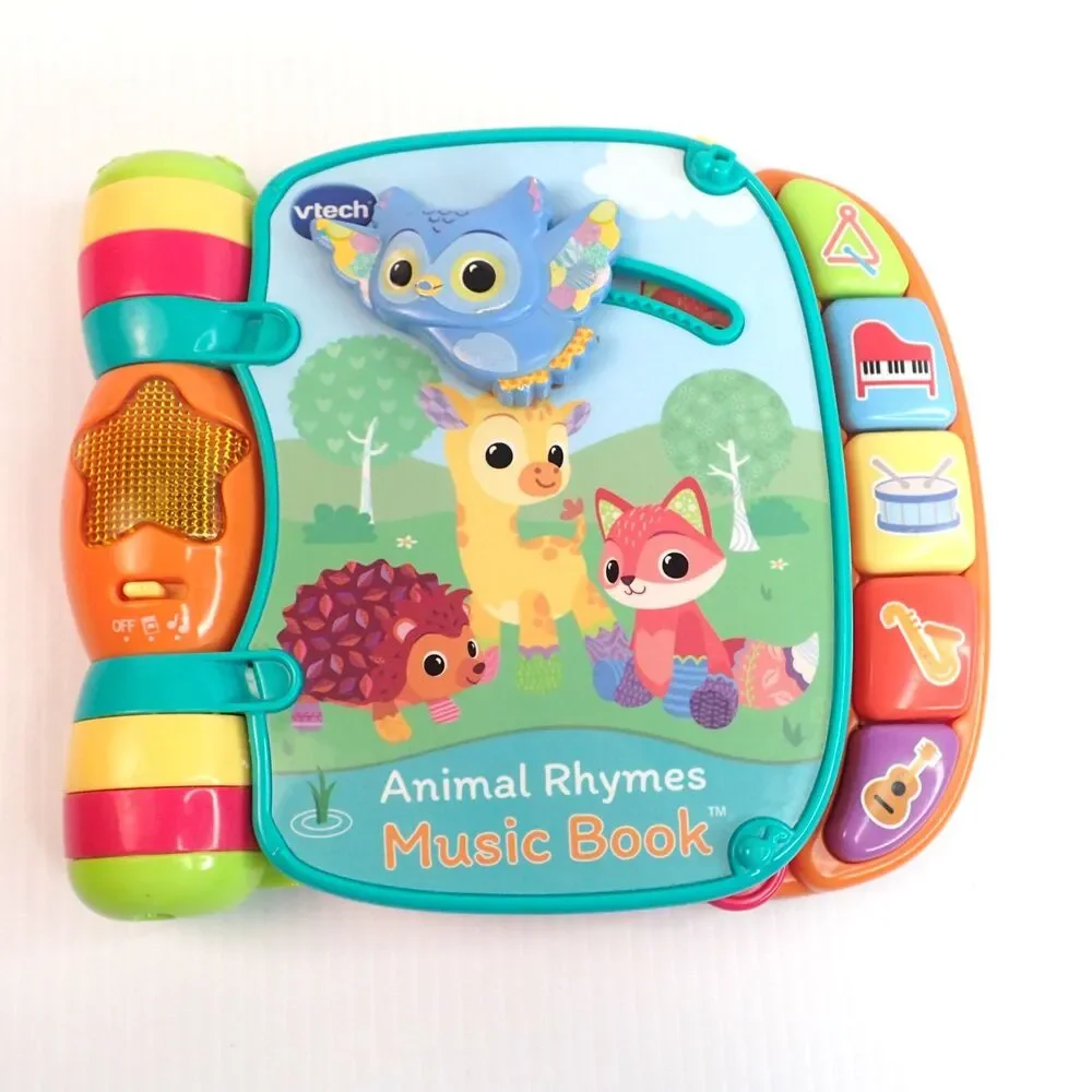VTech Animal Rhymes Music Book with Interactive Pages